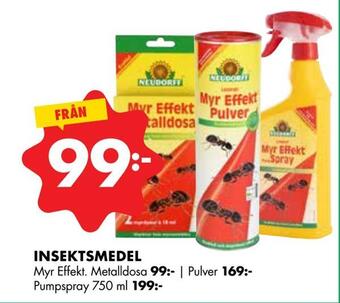 ÖoB Insektsmedel erbjuda