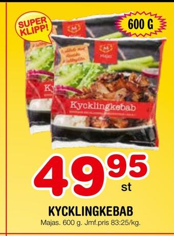 Nya Pulsen Kycklingkebab erbjuda