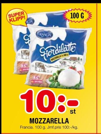 Nya Pulsen Mozzarella erbjuda