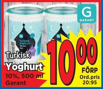 Supergrossen Yoghurt erbjuda