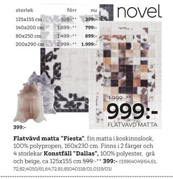 XXXLutz Flatvävd matta erbjuda