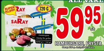 Nya Pulsen Hamburgare, frysta erbjuda
