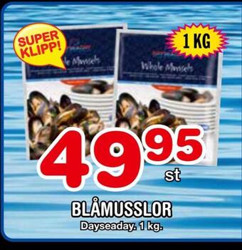 Nya Pulsen Blåmusslor erbjuda