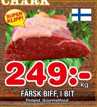 Nya Pulsen Färsk biff, i bit erbjuda