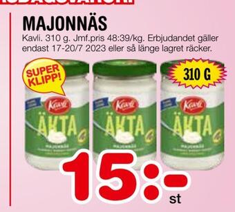 Nya Pulsen Majonnäs erbjuda