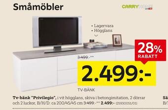 XXXLutz Tv-bänk privilegio erbjuda