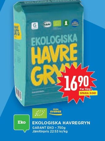 Willys EKOLOGISKA HAVREGRYN erbjuda