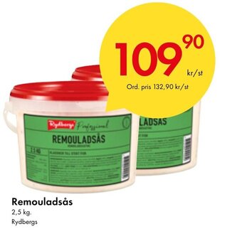 Snabbgross Remouladsås 2,5 kg. Rydbergs erbjuda