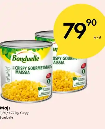 Snabbgross Majs 1,80/1,77 kg. Crispy. Bonduelle erbjuda