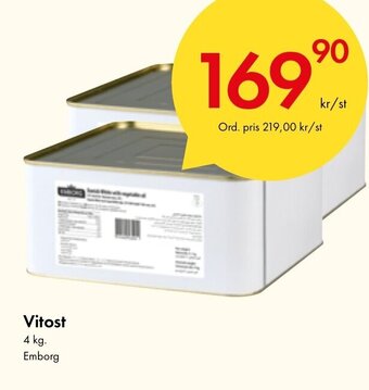 Snabbgross Vitost erbjuda