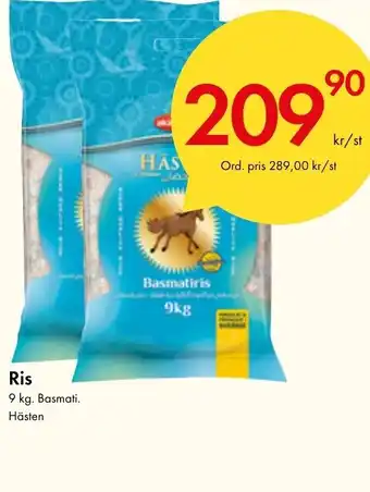 Snabbgross Ris 9kg Basmatiris erbjuda