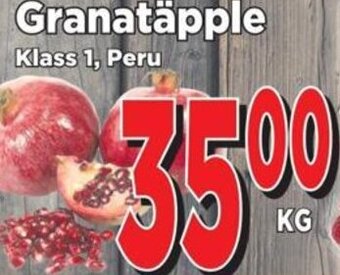 Supergrossen Granatäpple erbjuda