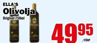 Matdax ELLA'S Olivolja Original 750ml erbjuda