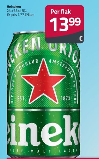 Fleggaard Heineken öl erbjuda
