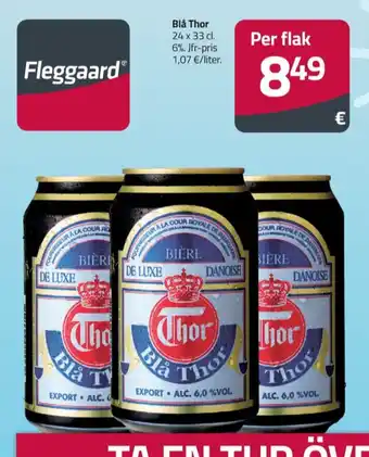 Fleggaard Blå thor öl erbjuda