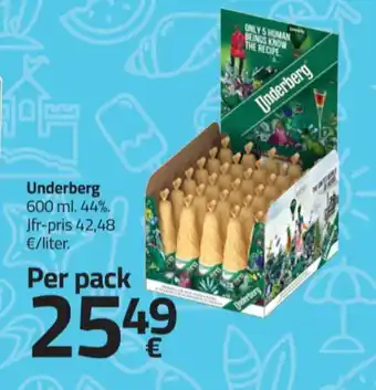 Fleggaard Underberg örtlikör erbjuda