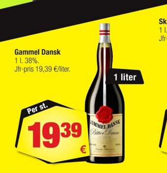 Calle Gammel dansk bitter erbjuda