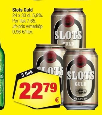 Calle Guld öl erbjuda