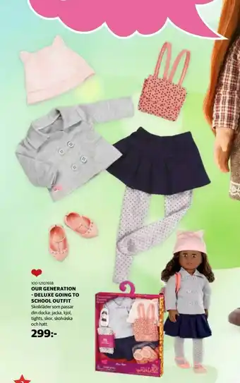 Lekia Our generation - deluxe going to school outfit erbjuda