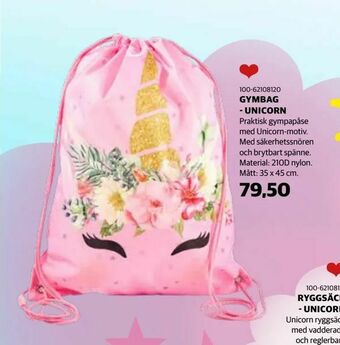 Lekia Gymbag - unicorn erbjuda