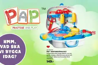 Pap - doktorsväska blå