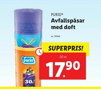 Avfallspåsar med doft