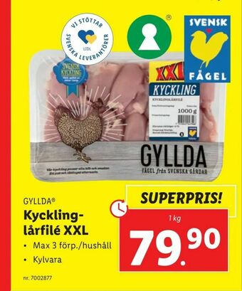 Lidl Kycklinglårfilé XXL erbjuda