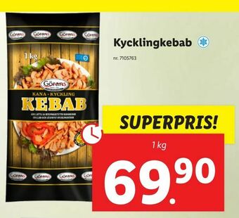 Lidl Kycklingkebab erbjuda