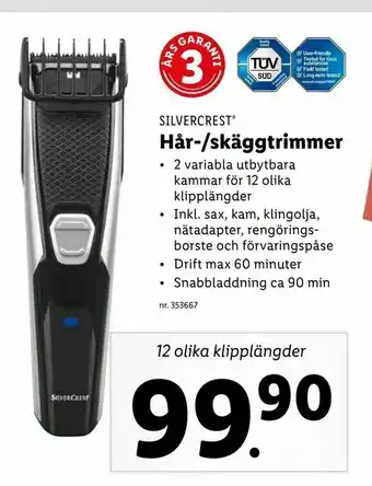 Hår-/skägg trimmer
