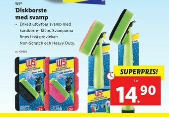 Lidl Diskborste med svamp erbjuda