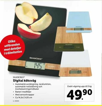 Lidl Digital köksvåg erbjuda
