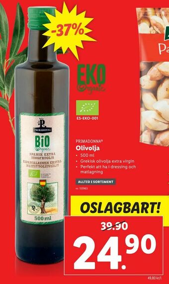 Lidl Olivolja erbjuda