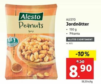 Lidl Jordnötter erbjuda