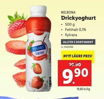 Lidl Drickyoghurt erbjuda