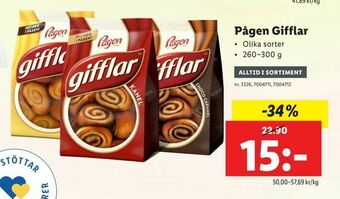 Lidl Pågen Gifflar erbjuda