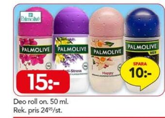 Bo Ohlsson Palmolive deodorant roll-on erbjuda