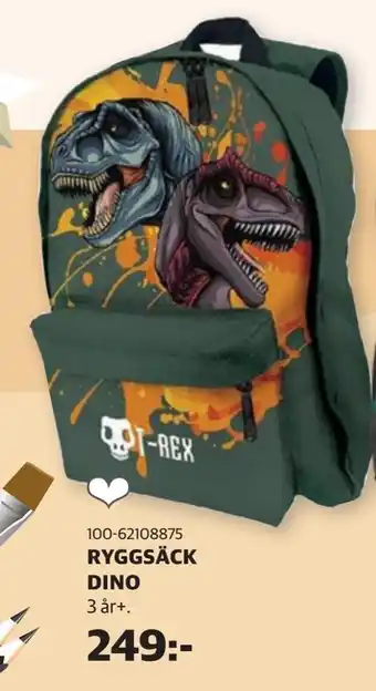 Ryggsäck dino