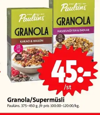 Granola/Supermüsli Paulúns