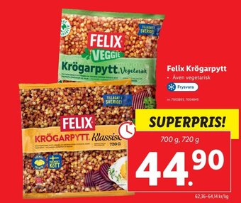 Lidl Felix Krögarpytt erbjuda