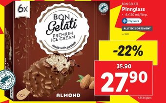 Lidl BON GELATI Pinnglass erbjuda