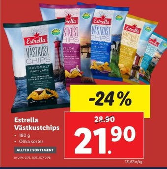 Lidl Estrella Västkustchips erbjuda
