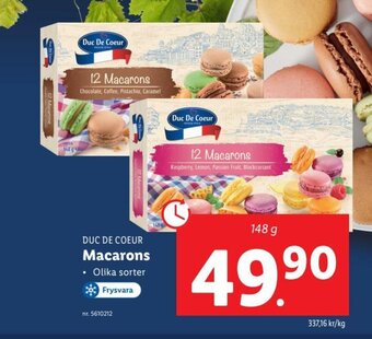 Lidl DUC DE COEUR Macarons erbjuda