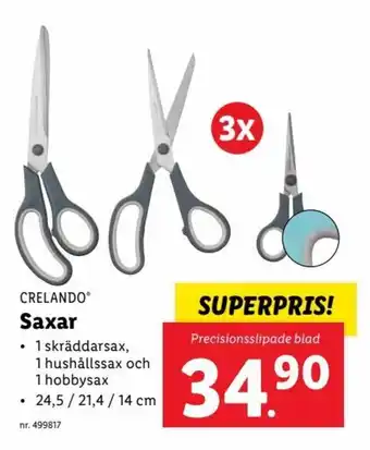 Lidl CRELANDO Saxar erbjuda
