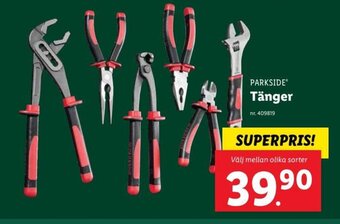 Lidl PARKSIDE Tänger erbjuda