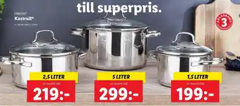 Lidl ERNESTO Kastrull erbjuda