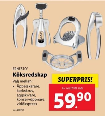 Lidl ERNESTO Köksredskap erbjuda