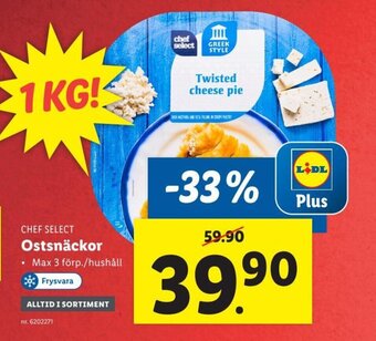 Lidl CHEF SELECT Ostsnäckor erbjuda
