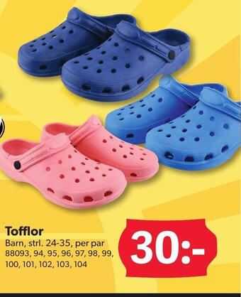 DollarStore Tofflor erbjuda
