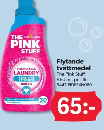 DollarStore Flytande tvättmedel The Pink Stuff erbjuda