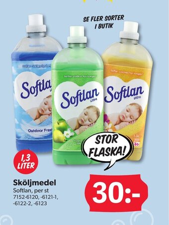 DollarStore Sköljmedel Softlan erbjuda